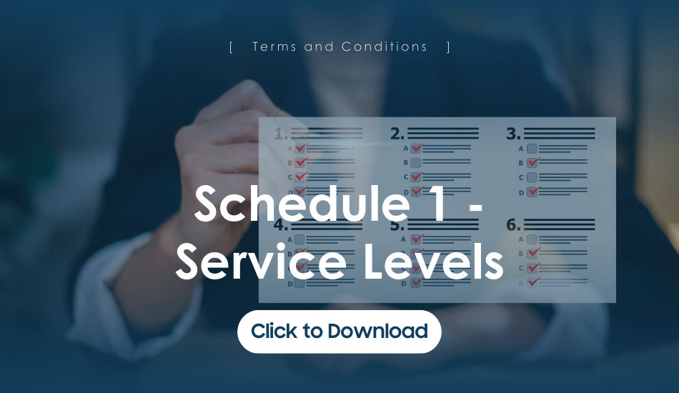 Schedule 1 - Service Levels